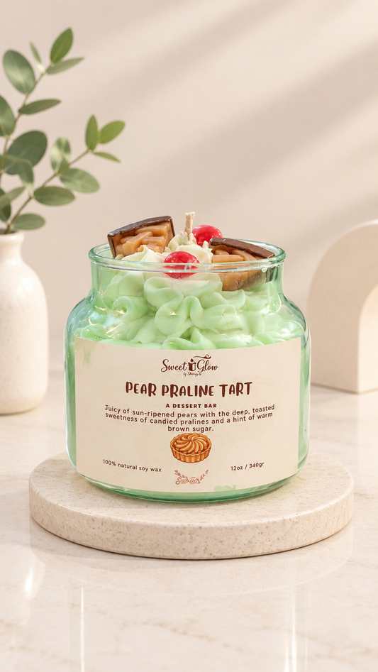 Pear Praline Tart