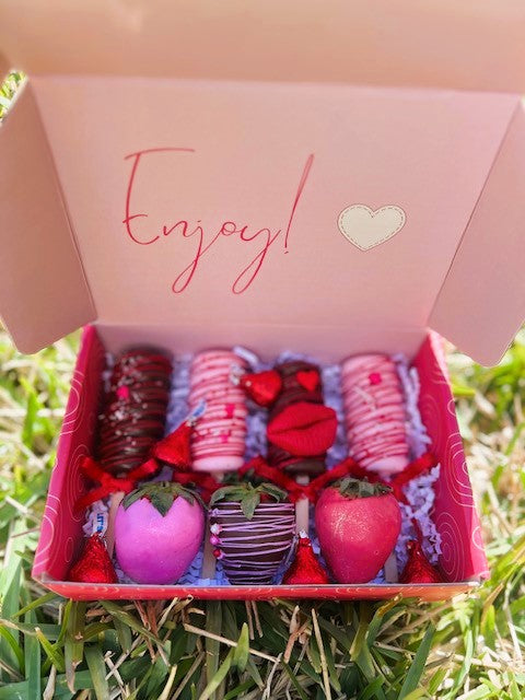 ENJOY POPS & STRAWBERRIES
