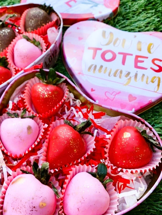 HEART MINI STRAWBERRIES BOX